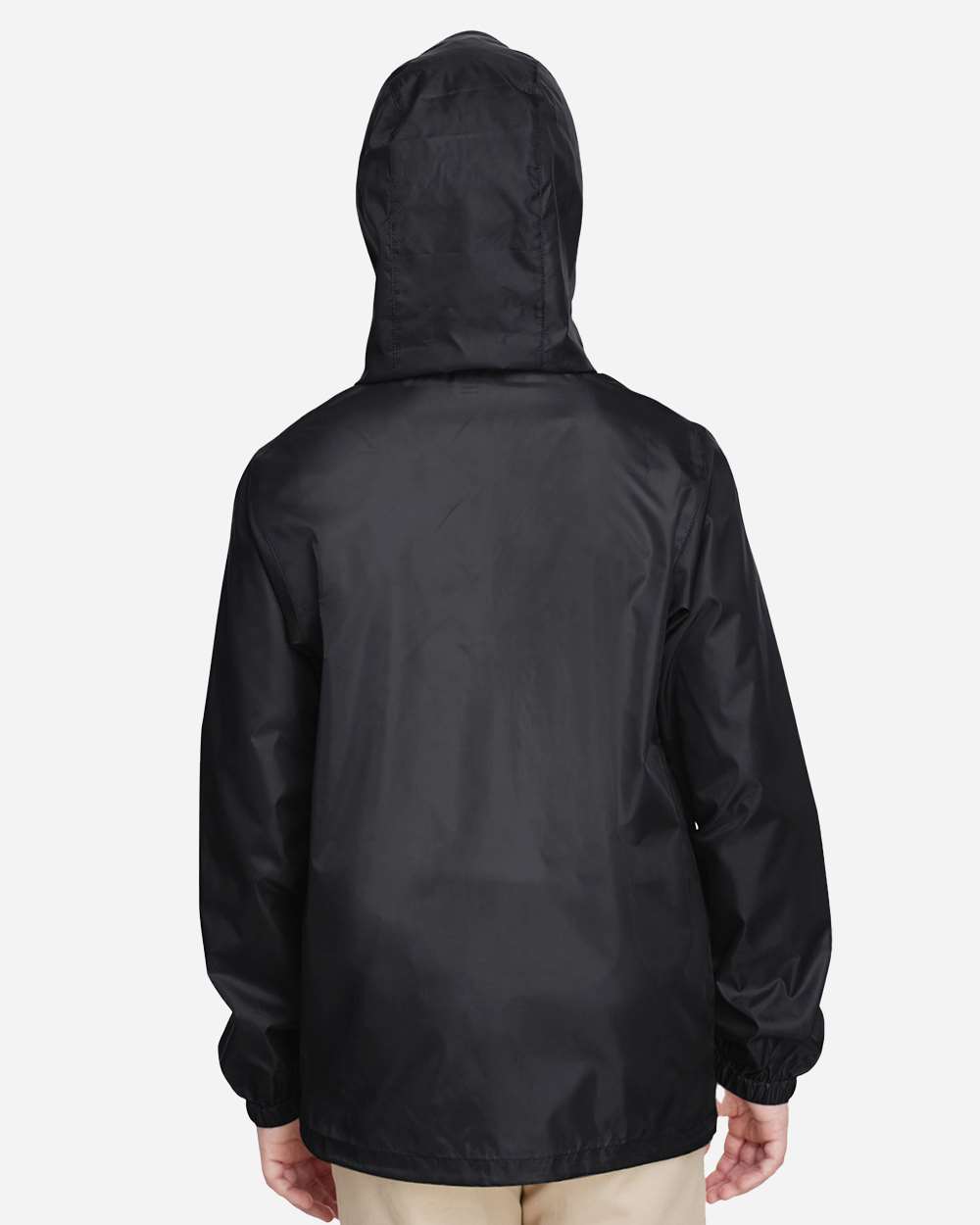 Youth Zone Protect Lightweight Jacket - OnModelBack - B730D9503 - Black