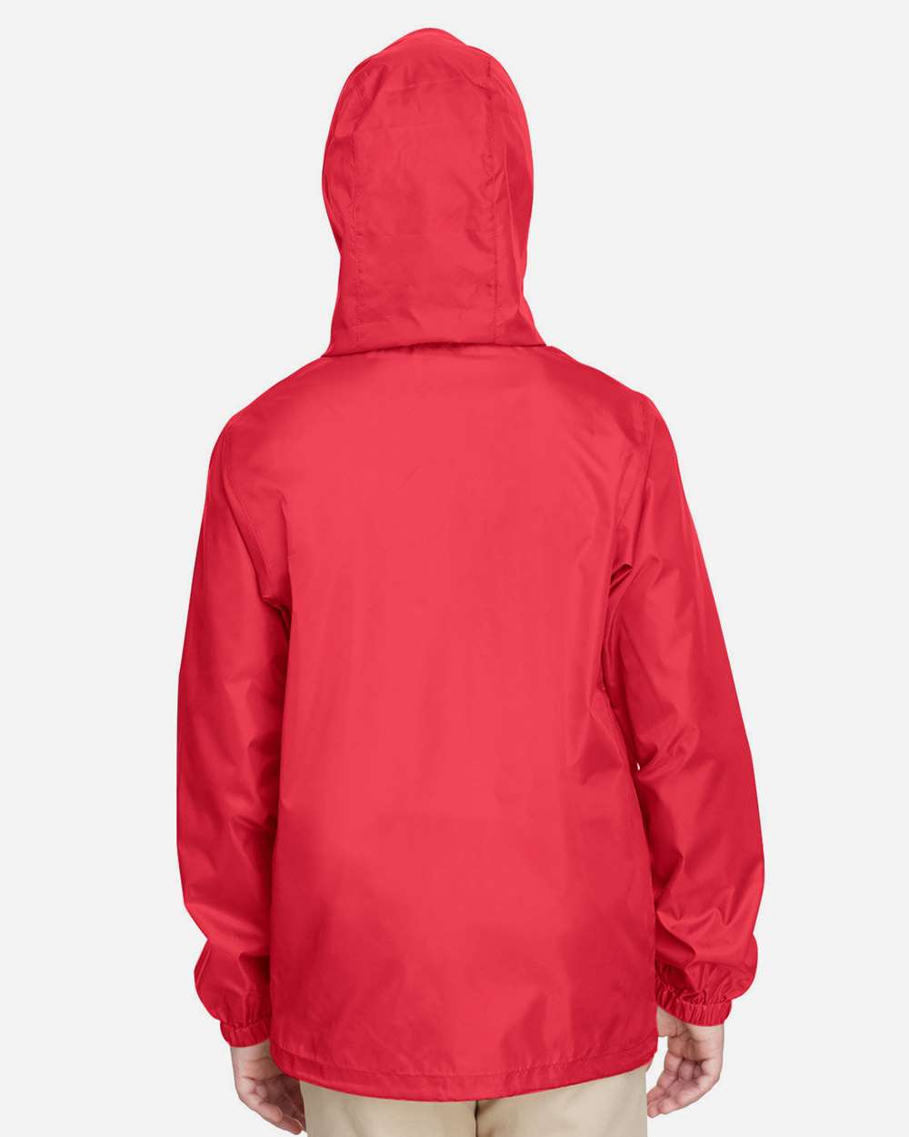 Youth Zone Protect Lightweight Jacket - OnModelBack - B730D9703 - Sport Red