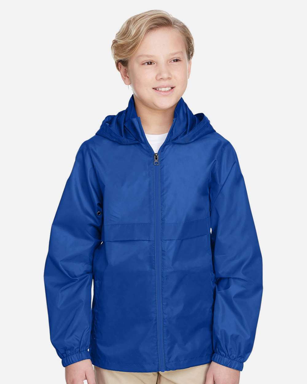 Youth Zone Protect Lightweight Jacket - OnModelFront - B730D9753 - Sport Royal