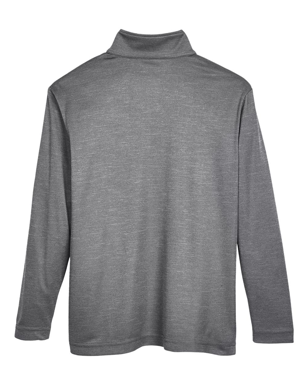 Youth Zone Sonic Heather Performance Quarter-Zip Pullolver - Back - B703D9023 - Dark Grey Heather
