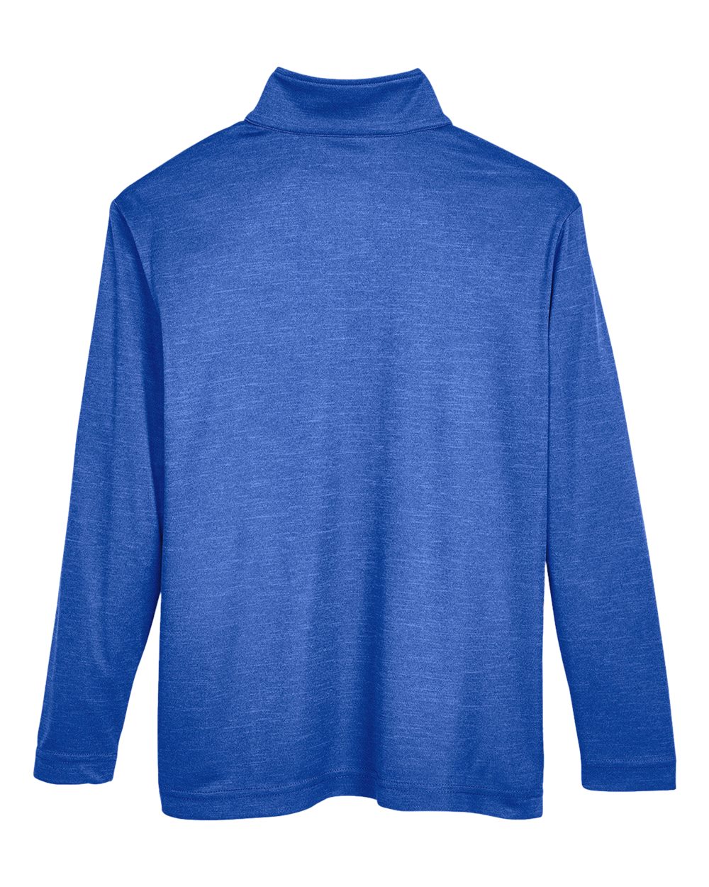 Youth Zone Sonic Heather Performance Quarter-Zip Pullolver - Back - B703D9753 - Sport Royal Heather