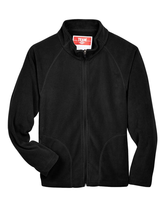 Youth Campus Microfleece Jacket - Front - B754D9503 - Black