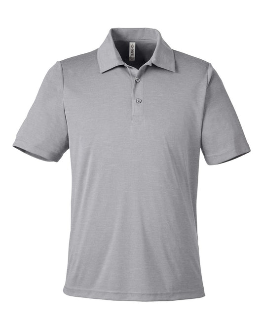 Men's Zone Sonic Heather Performance Polo - Front - B717D9102 - Athletic Heather