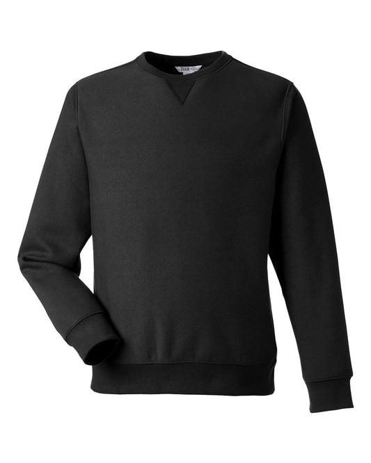 Unisex Zone HydroSport™ Heavyweight Crewneck Sweatshirt - Front - B763D9502 - Black