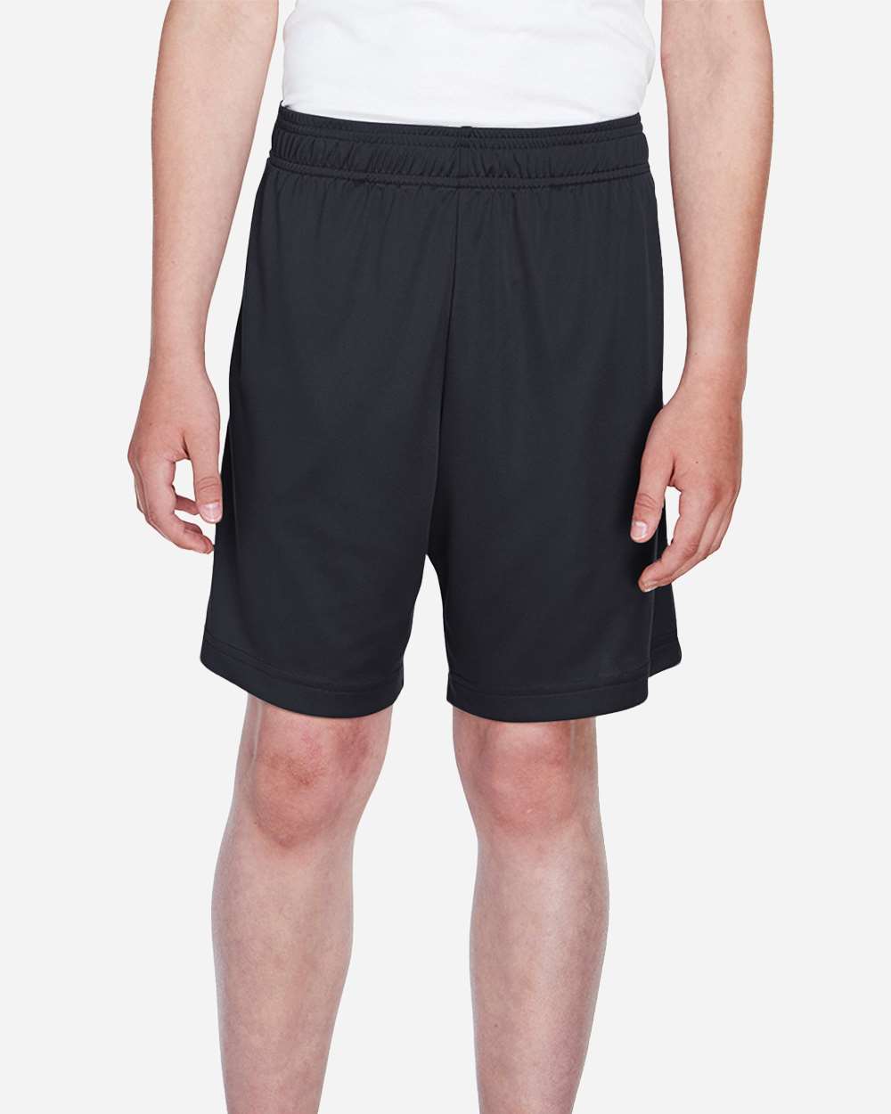 Youth Zone Performance Shorts - OnModelFront - B679D9503 - Black
