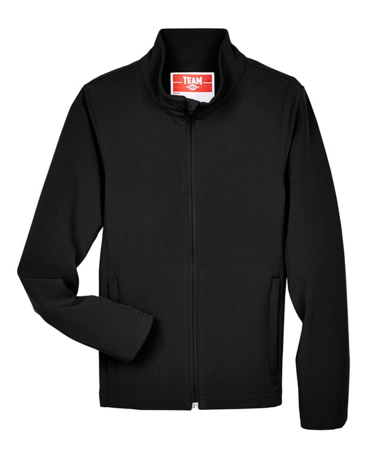 Youth Leader Soft Shell Jacket - Front - B744D9503 - Black