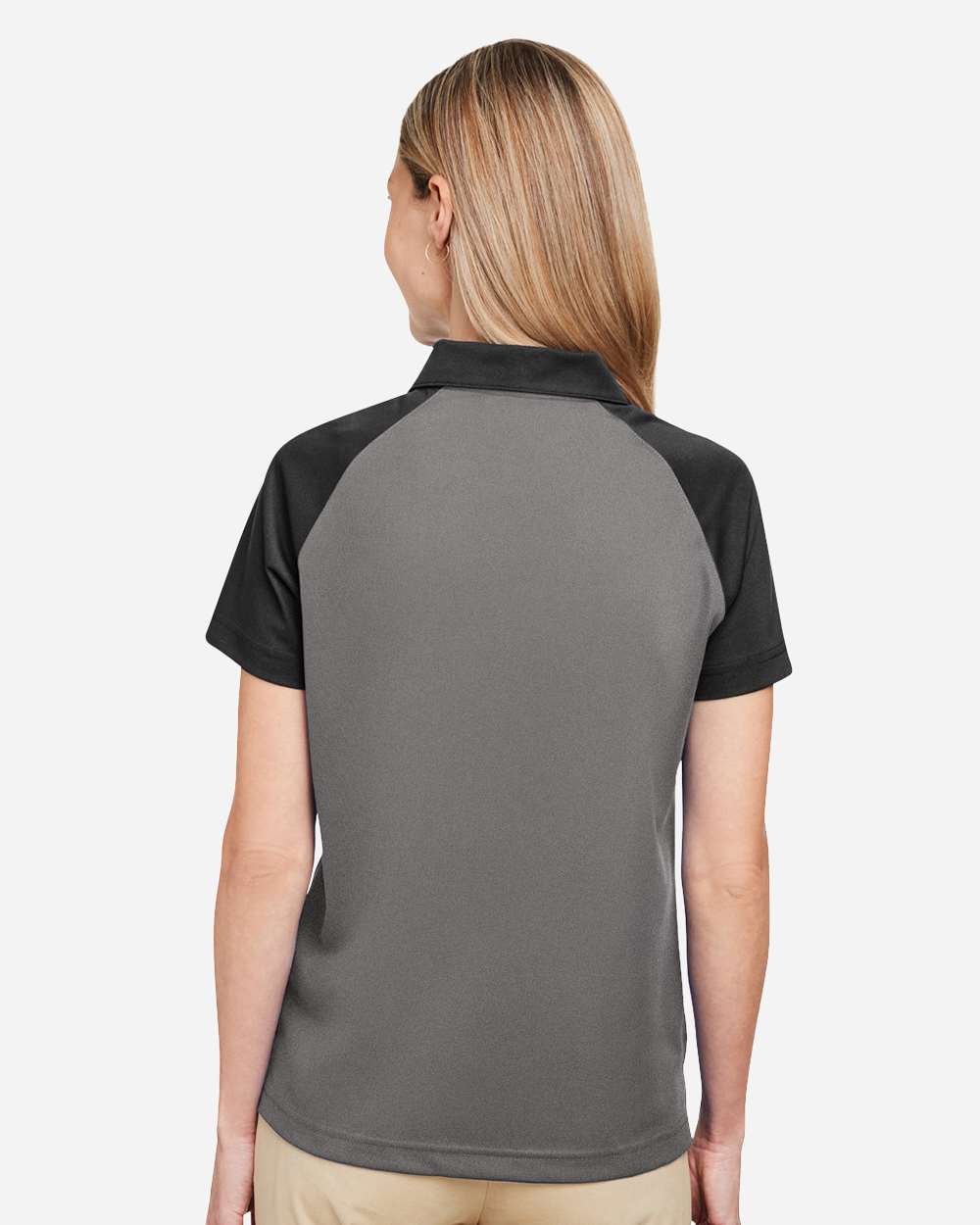 Women's Command Snag-Protection Colorblock Polo - OnModelBack - B692D9132 - Sport Graphite/ Black