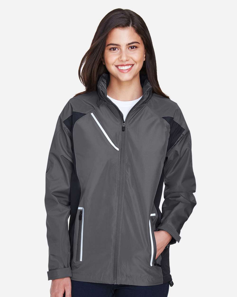 Women's Dominator Waterproof Jacket - OnModelFront - B747D9135 - Sport Graphite