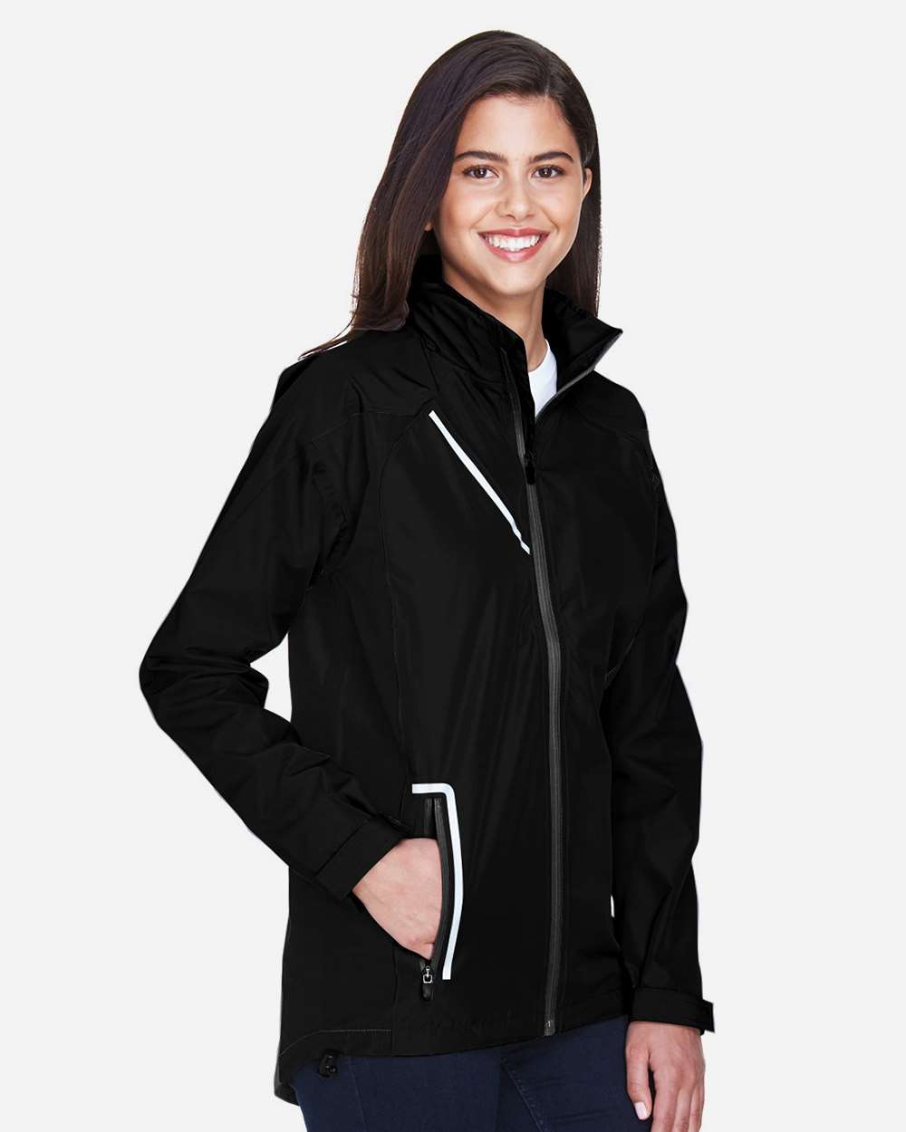 Women's Dominator Waterproof Jacket - OnModelSide - B747D9503 - Black