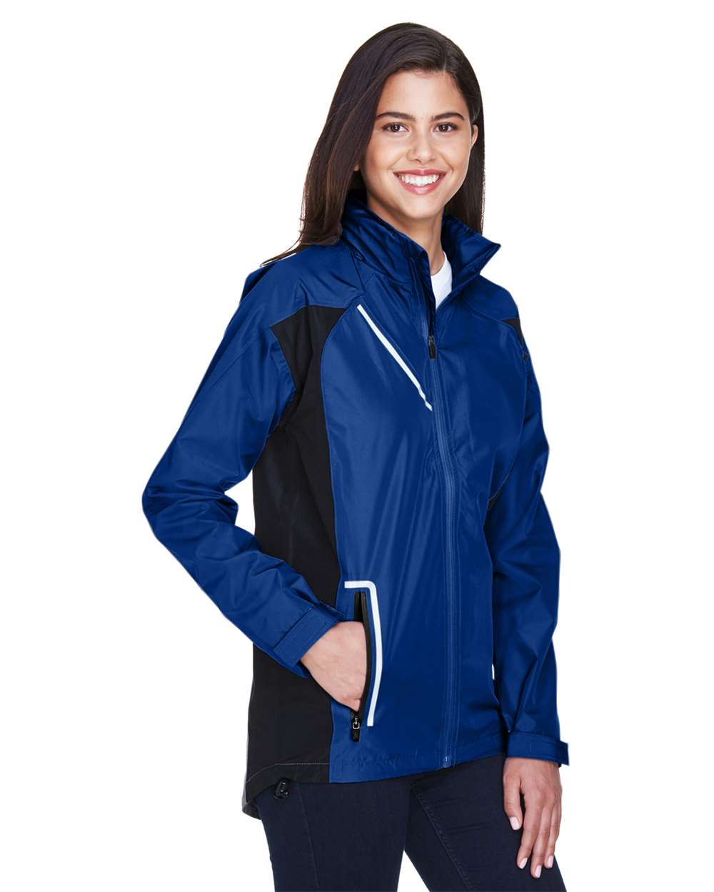 Women's Dominator Waterproof Jacket - OnModelSide - B747D9755 - Sport Royal