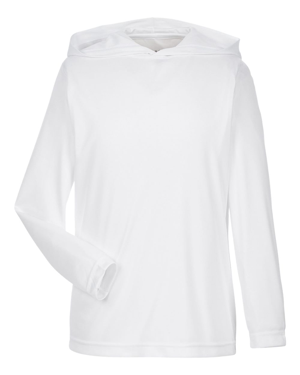 Youth Zone Performance Hooded T-Shirt - Front - B713D9003 - White