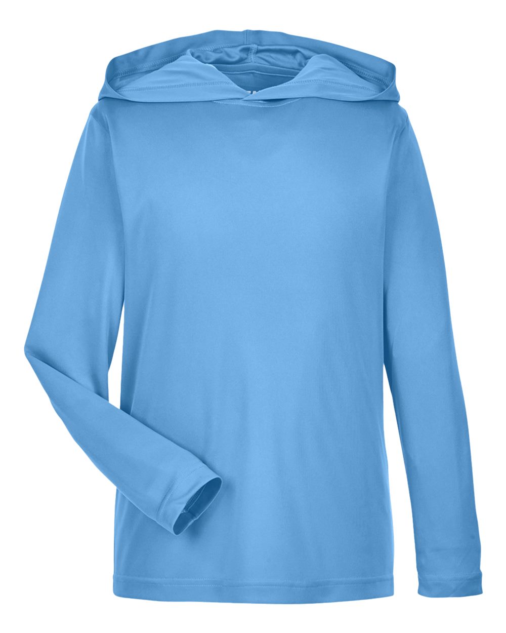 Youth Zone Performance Hooded T-Shirt - Front - B713D9253 - Sport Light Blue