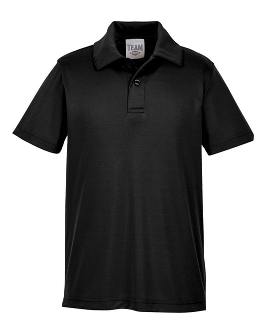 Youth Zone Performance Polo - Front - B724D9503 - Black
