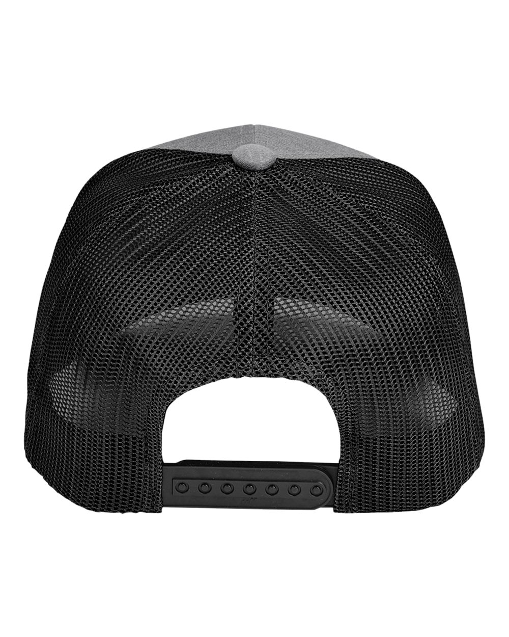 Zone Sonic Heather Trucker Cap - Back - B741D9020 - Dark Grey Heather/ Black