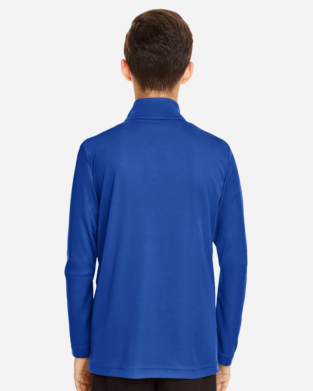 Youth Zone Performance Quarter-Zip Pullover - OnModelBack - B705D9753 - Sport Royal