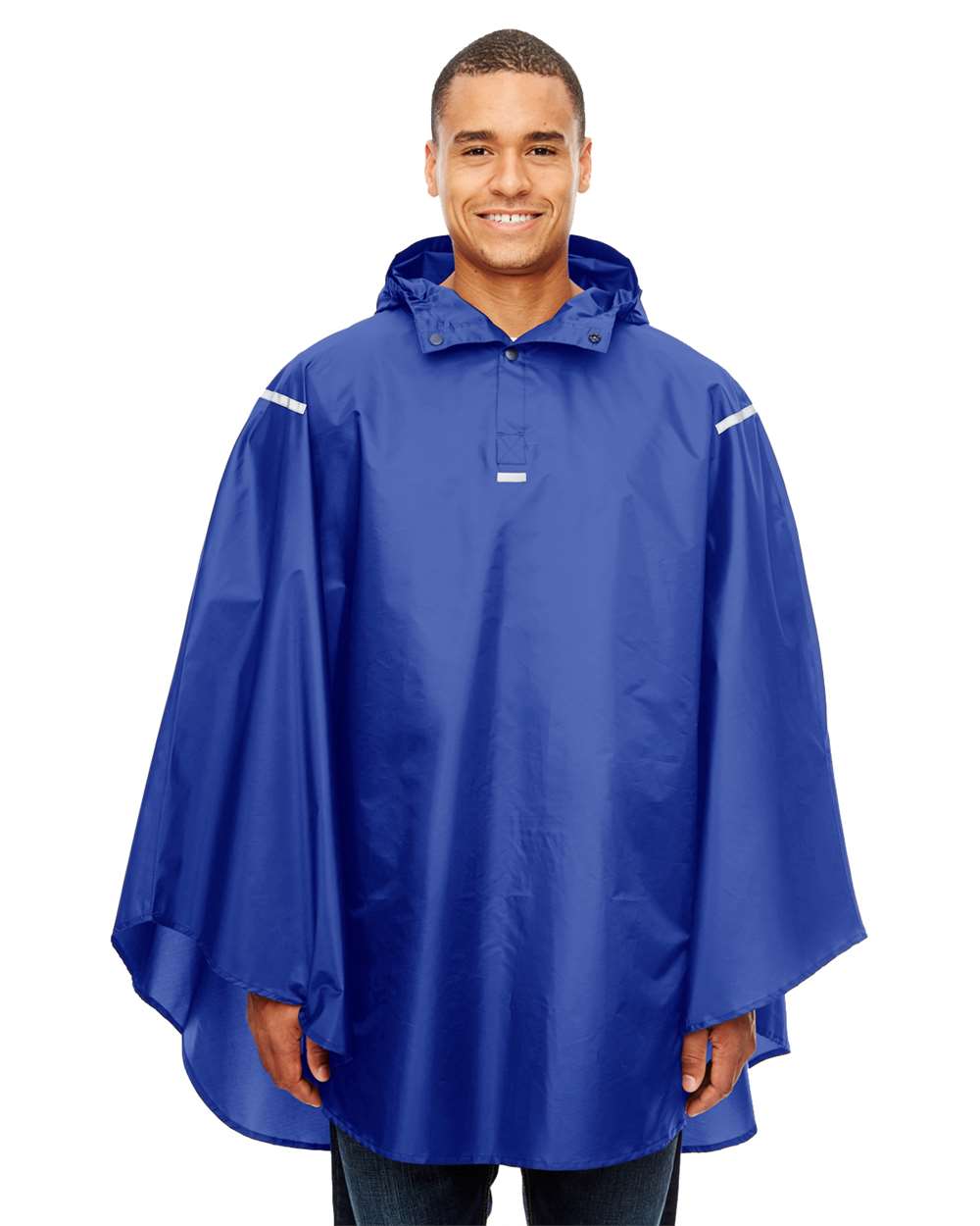 Unisex Zone Protect Packable Poncho - OnModelFront - B727D9750 - Sport Royal