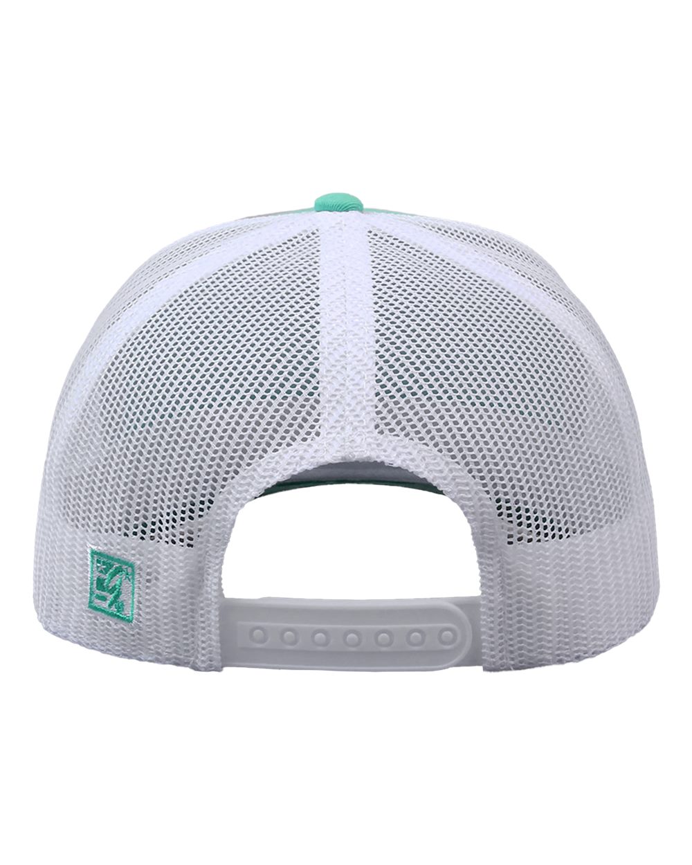 Everyday Trucker Cap - Back - B94495380 - Oasis Green/ White