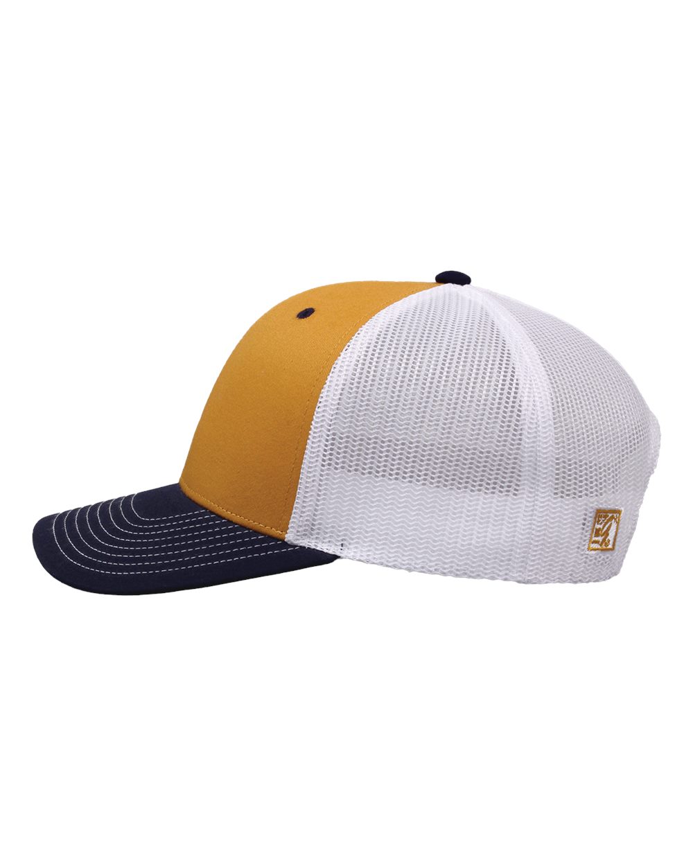 Everyday Trucker Cap - DirectSide - B94495370 - Mustard Yellow/ Navy/ White