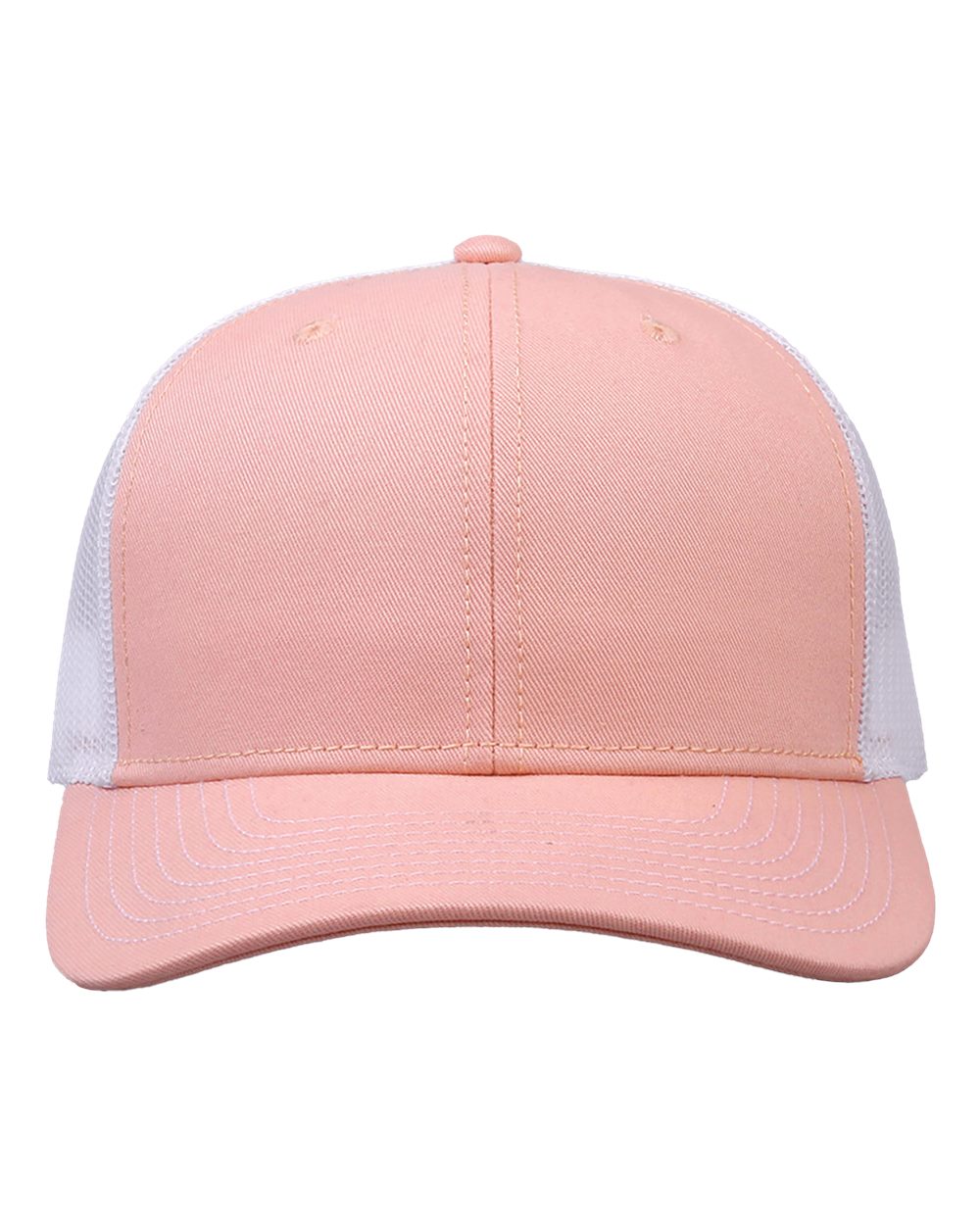 Everyday Trucker Cap - Front - B94495060 - Creamsicle Pink/ White