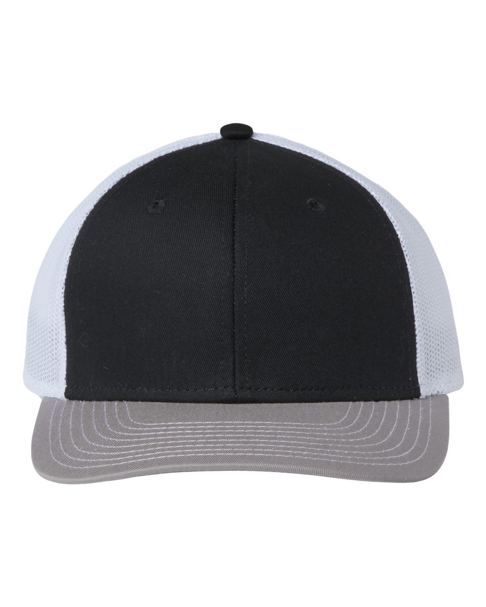 Everyday Trucker Cap - Front - B94495100 - Black/ Grey/ White
