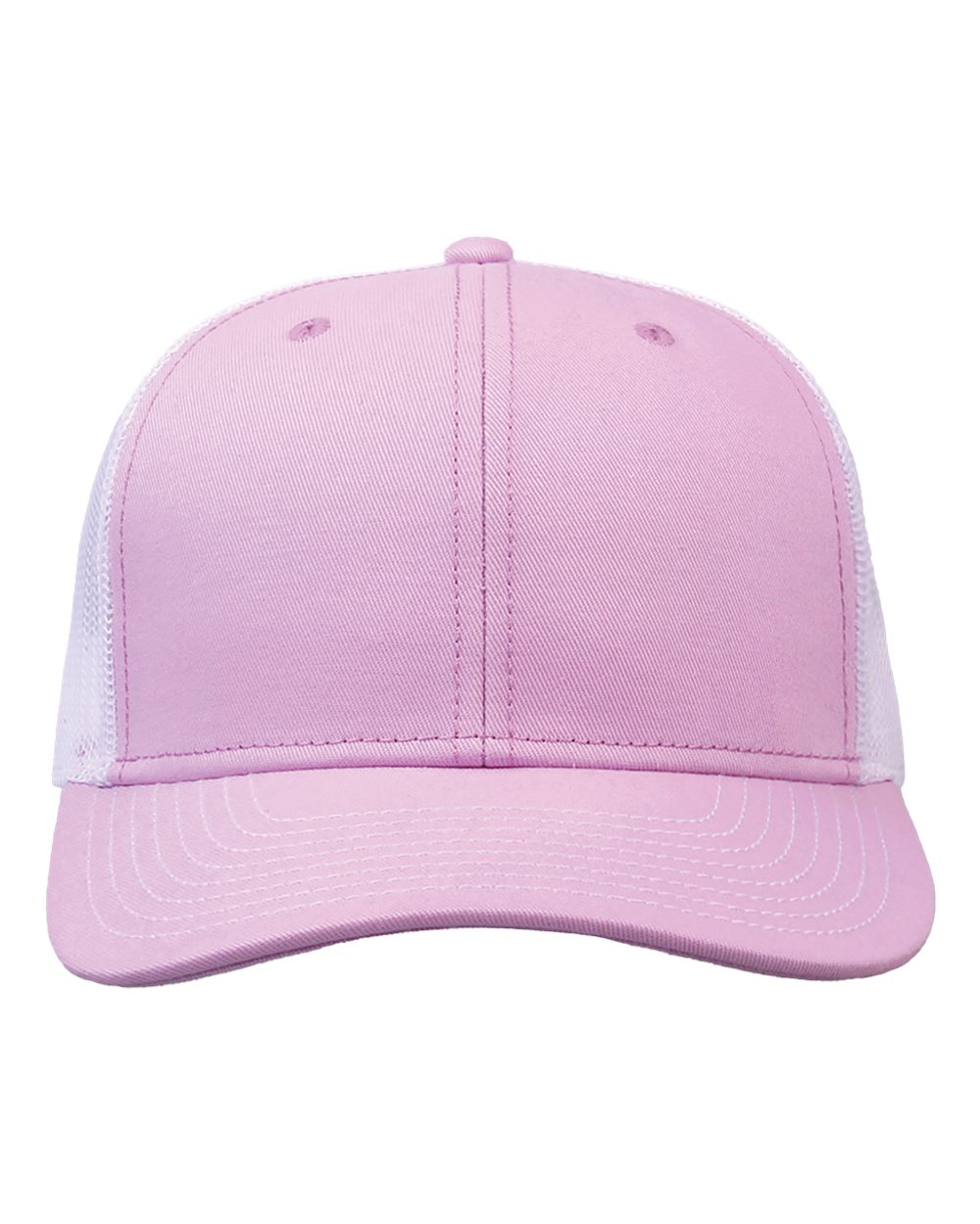 Everyday Trucker Cap - Front - B94495760 - Wisteria Pink/ White