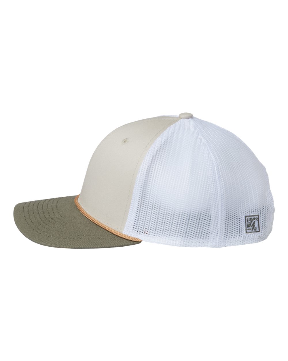Everyday Rope Trucker Cap - DirectSide - B94595540 - Stone/ Light Olive/ White