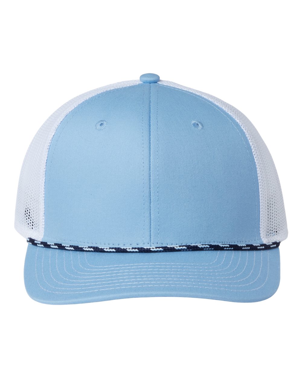 Everyday Rope Trucker Cap - Front - B94595250 - Columbia Blue/ White