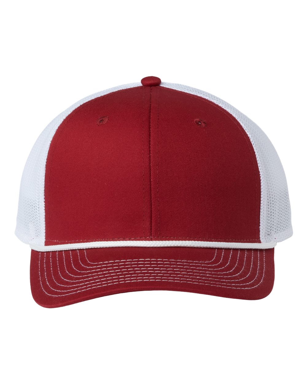 Everyday Rope Trucker Cap - Front - B94595700 - Cardinal/ White