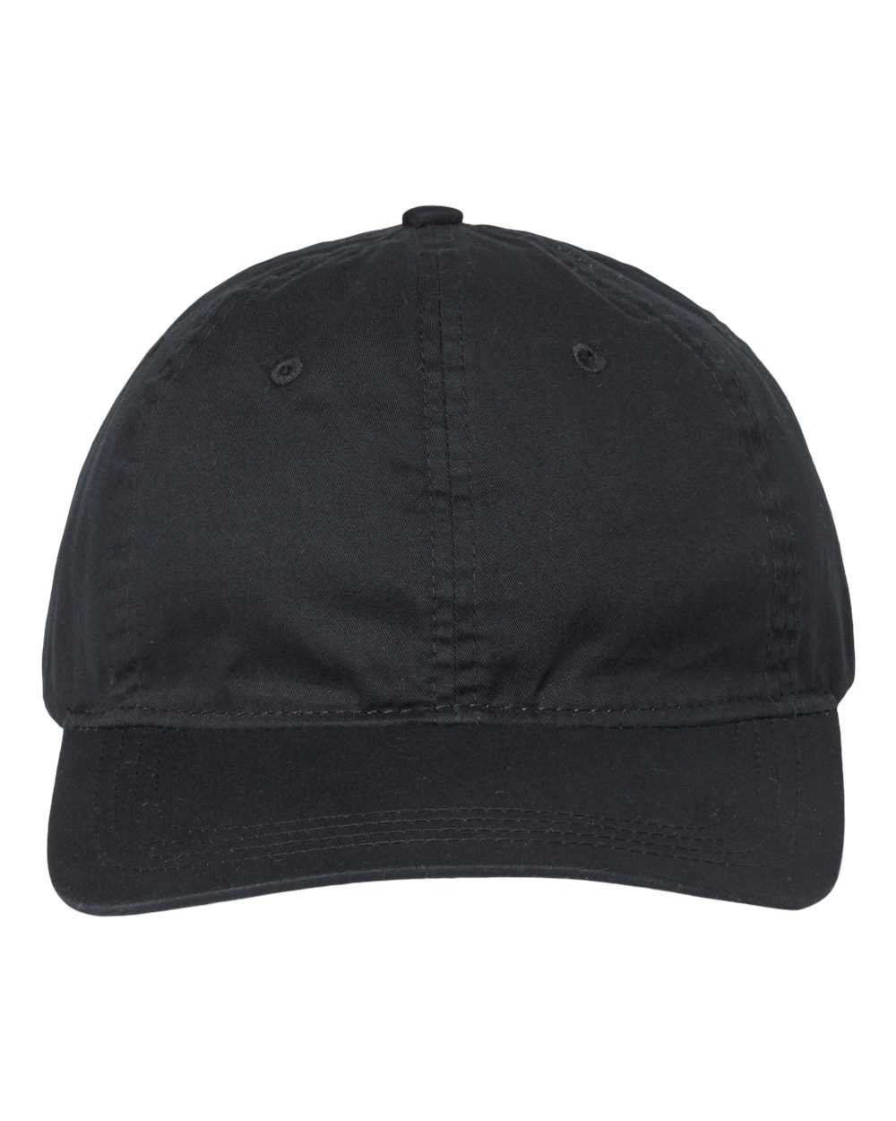 Ultralight Cotton Twill Cap - Front - B94695500 - Black
