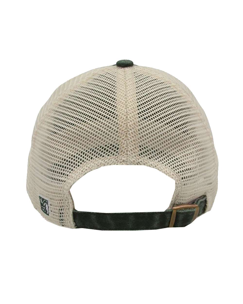 Pigment-Dyed Trucker Cap - Back - B13195100 - Bottle Green/ Stone