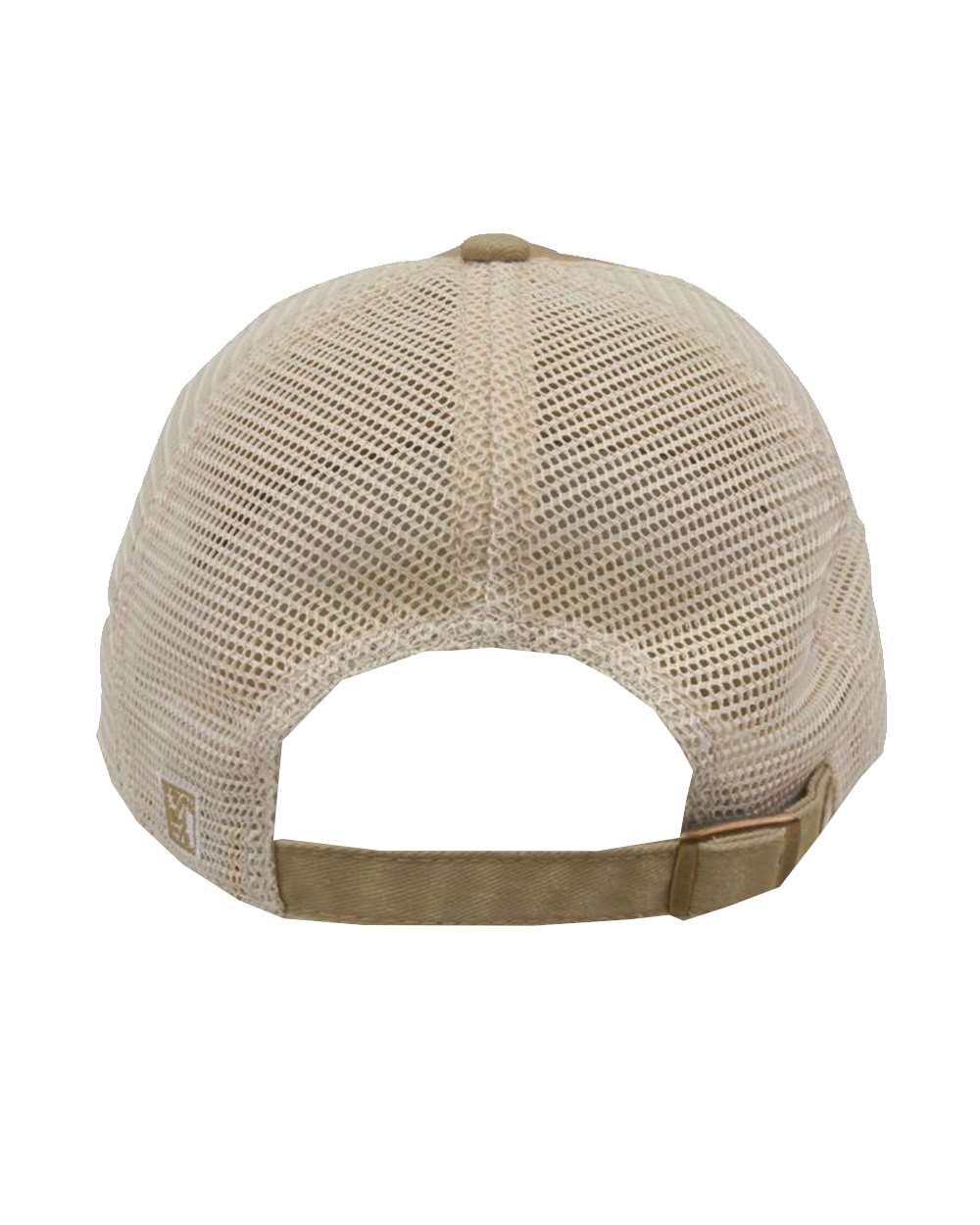 Pigment-Dyed Trucker Cap - Back - B13195240 - Khaki/ Stone