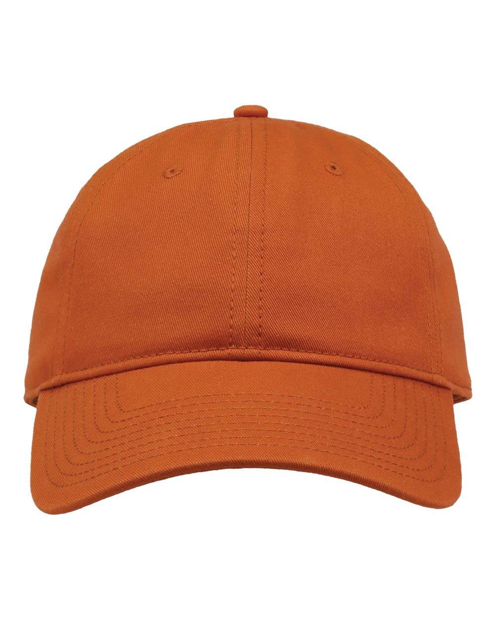 Classic Twill Cap - Front - B26695180 - Orange Tea