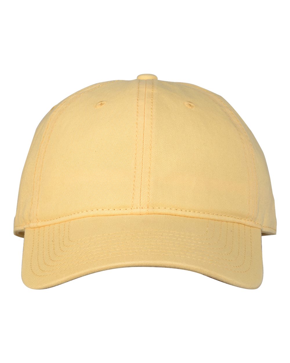 Classic Twill Cap - Front - B26695270 - Sunray Yellow