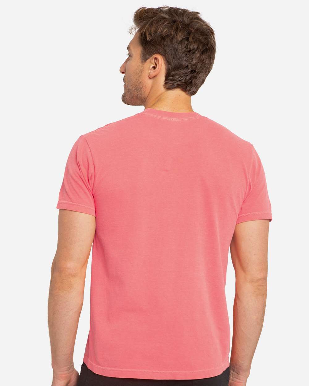 Unisex Colors Garment-Dyed T-Shirt - OnModelBack - B807E0123 - Fruit Punch