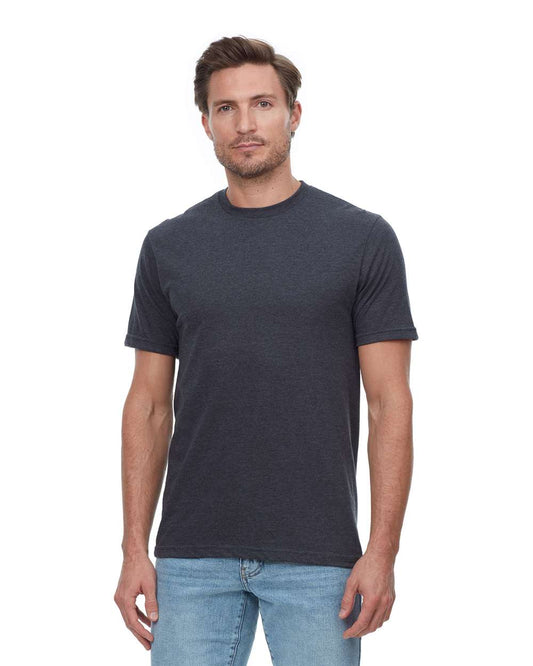 Unisex Epic CVC T-Shirt - OnModelFront - B813E0102 - Heather Black