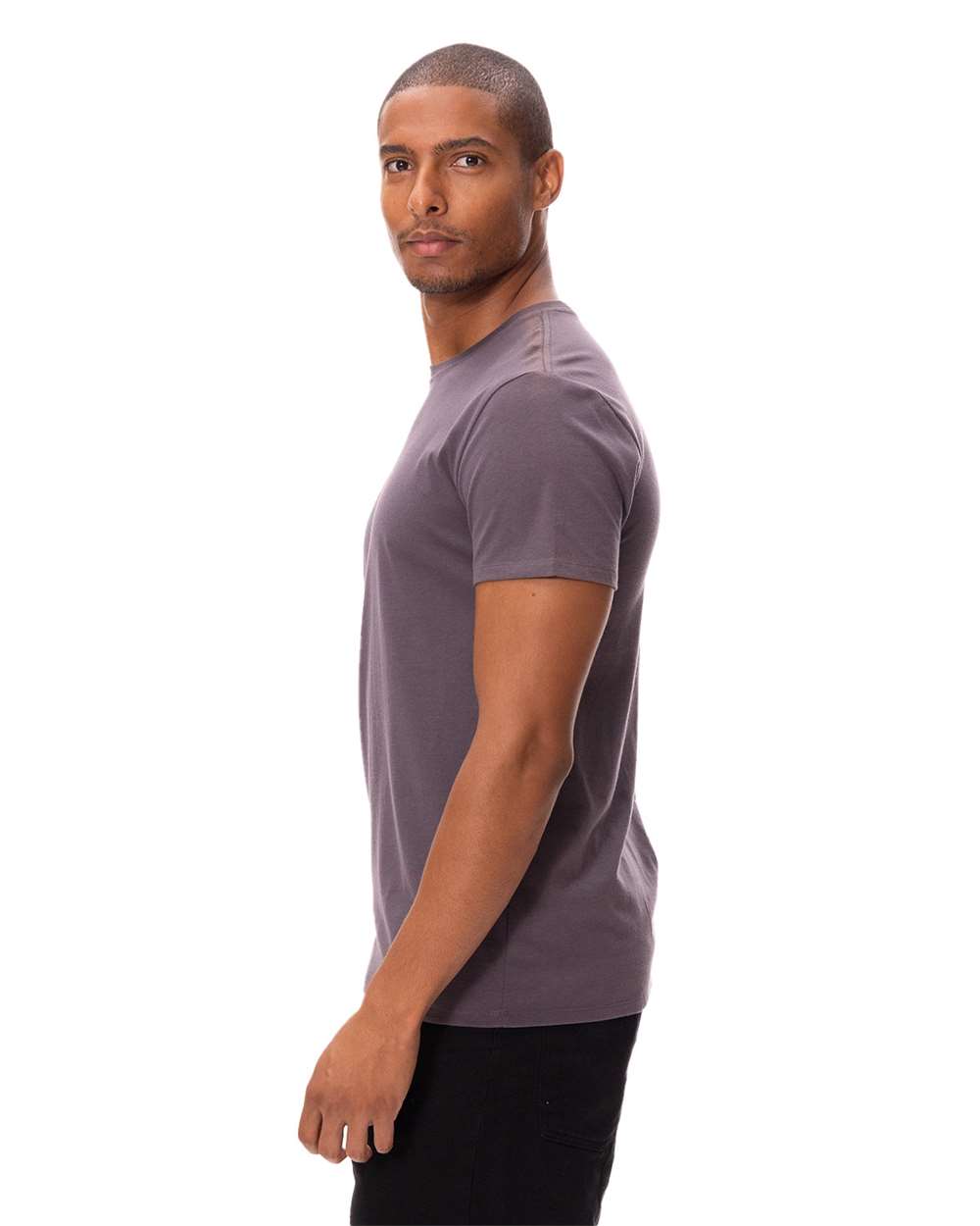 Unisex Ultimate T-Shirt - OnModelSide - B777E0092 - Coal