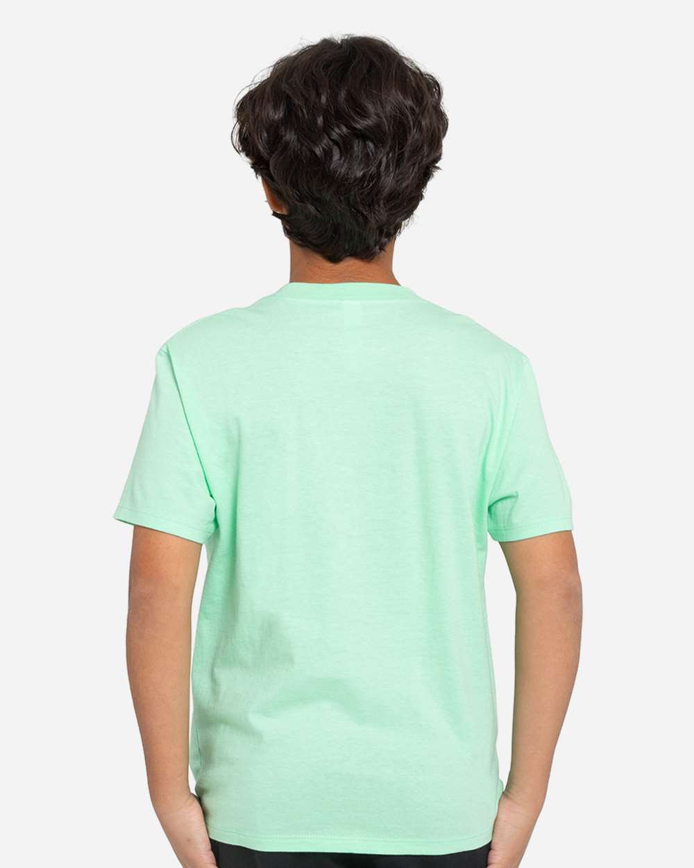 Youth Epic Cotton T-Shirt - OnModelBack - B812E0192 - Mint Green