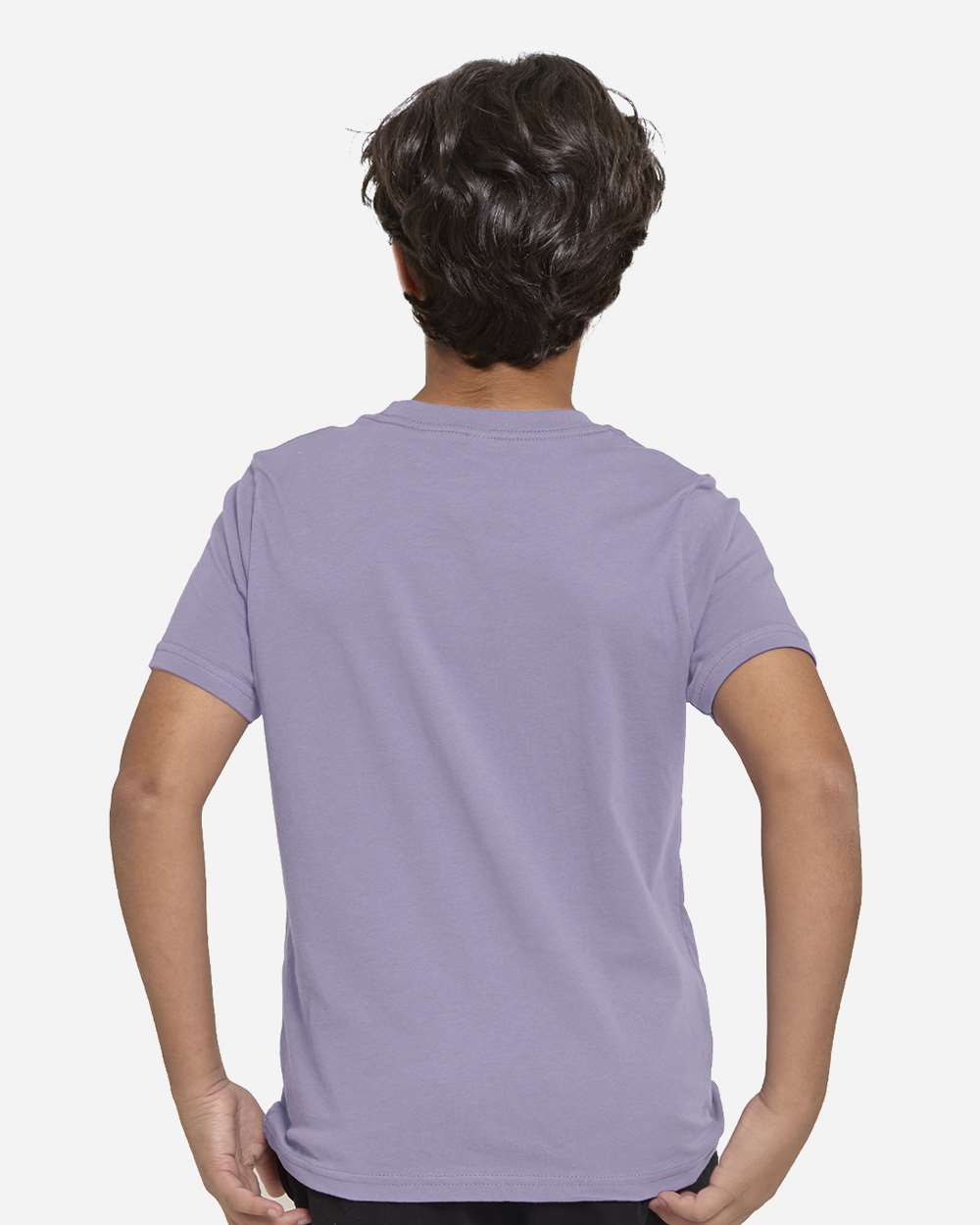 Youth Epic Cotton T-Shirt - OnModelBack - B812E0212 - Lavender
