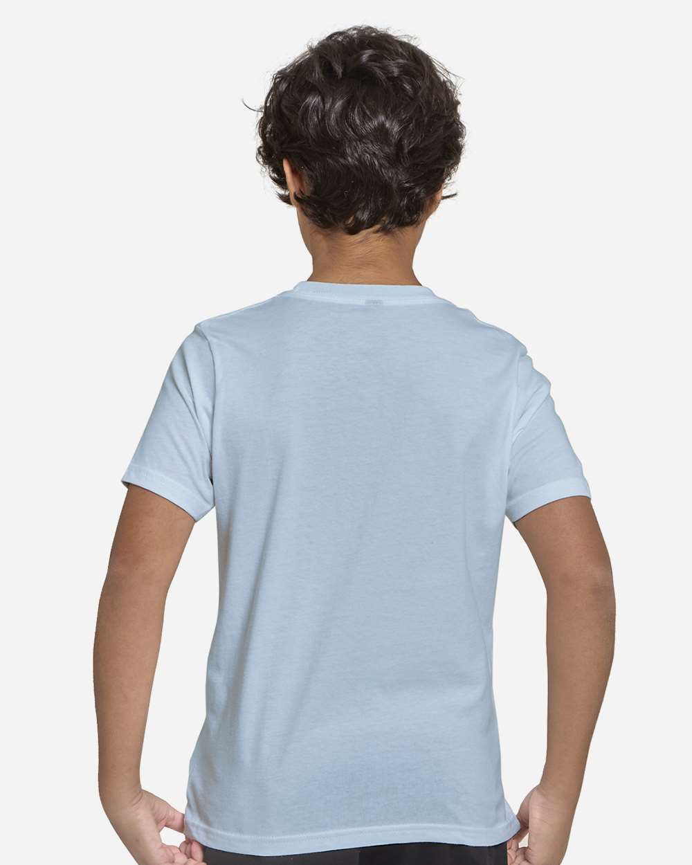 Youth Epic Cotton T-Shirt - OnModelBack - B812E0252 - Light Blue