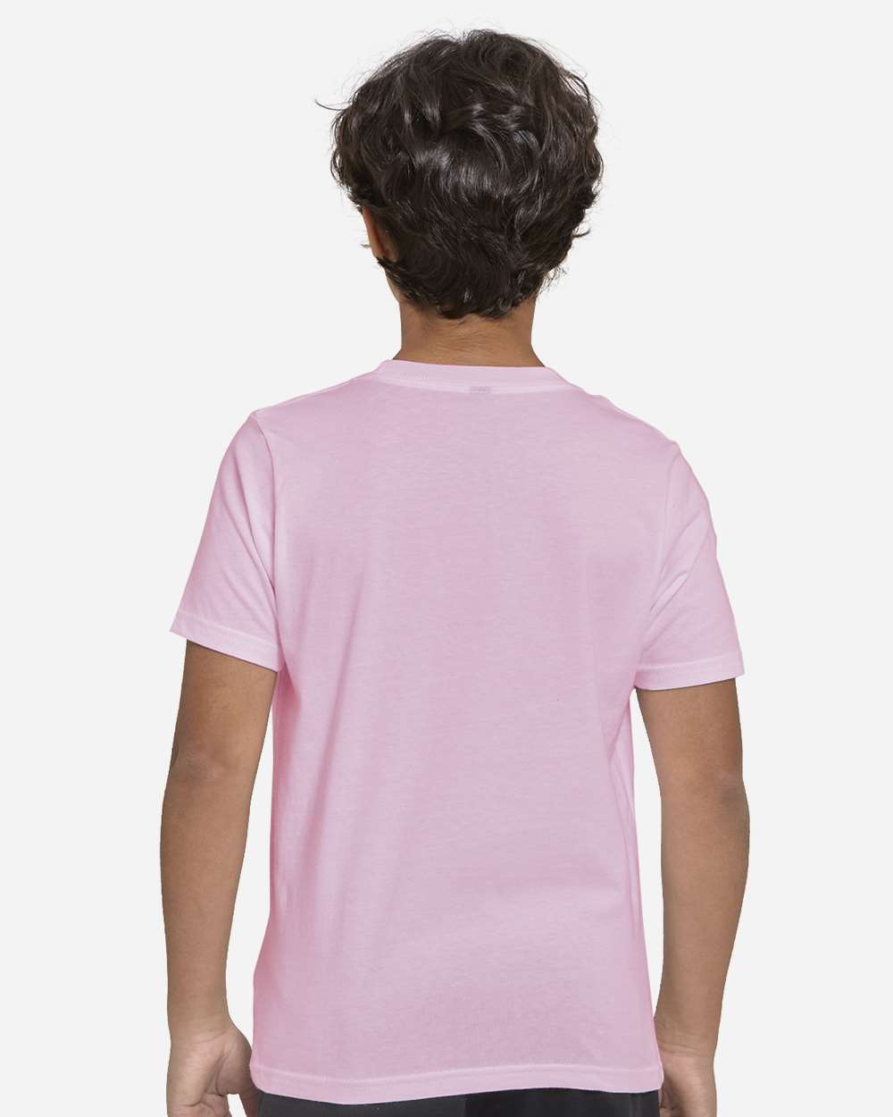 Youth Epic Cotton T-Shirt - OnModelBack - B812E0302 - Light Pink