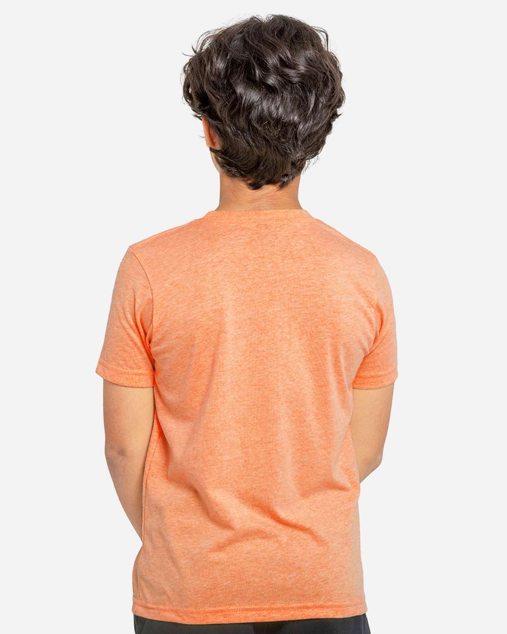 Youth Epic Cotton T-Shirt - OnModelBack - B812E0662 - Orange