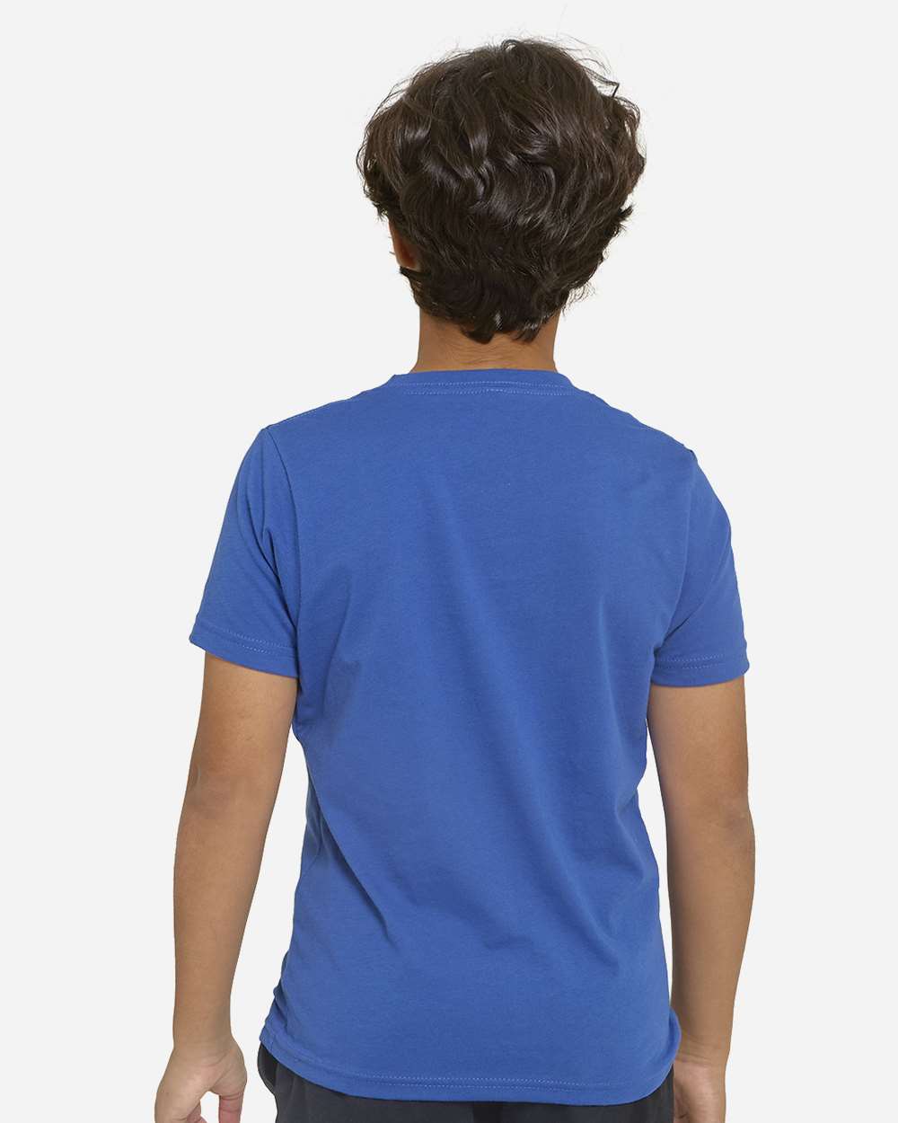 Youth Epic Cotton T-Shirt - OnModelBack - B812E0752 - Royal