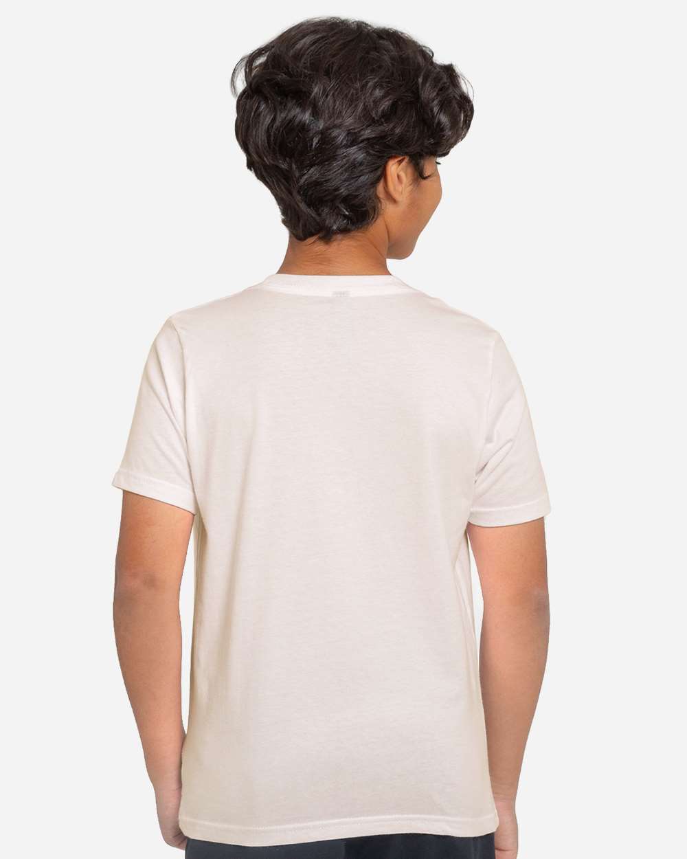 Youth Epic Cotton T-Shirt - OnModelBack - B812E0922 - Natural