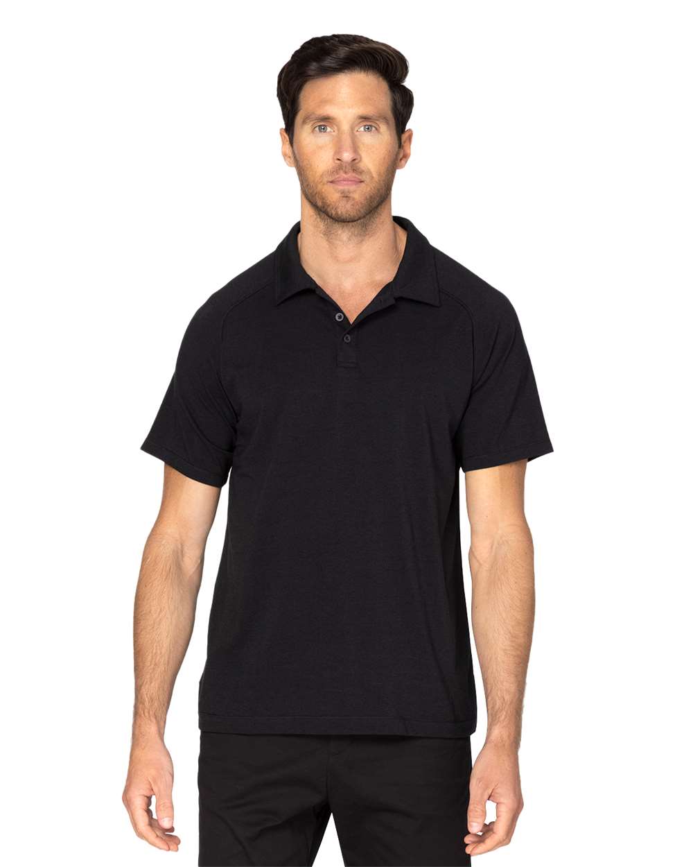 Men's Impact Polo - OnModelFront - B799E0502 - Black