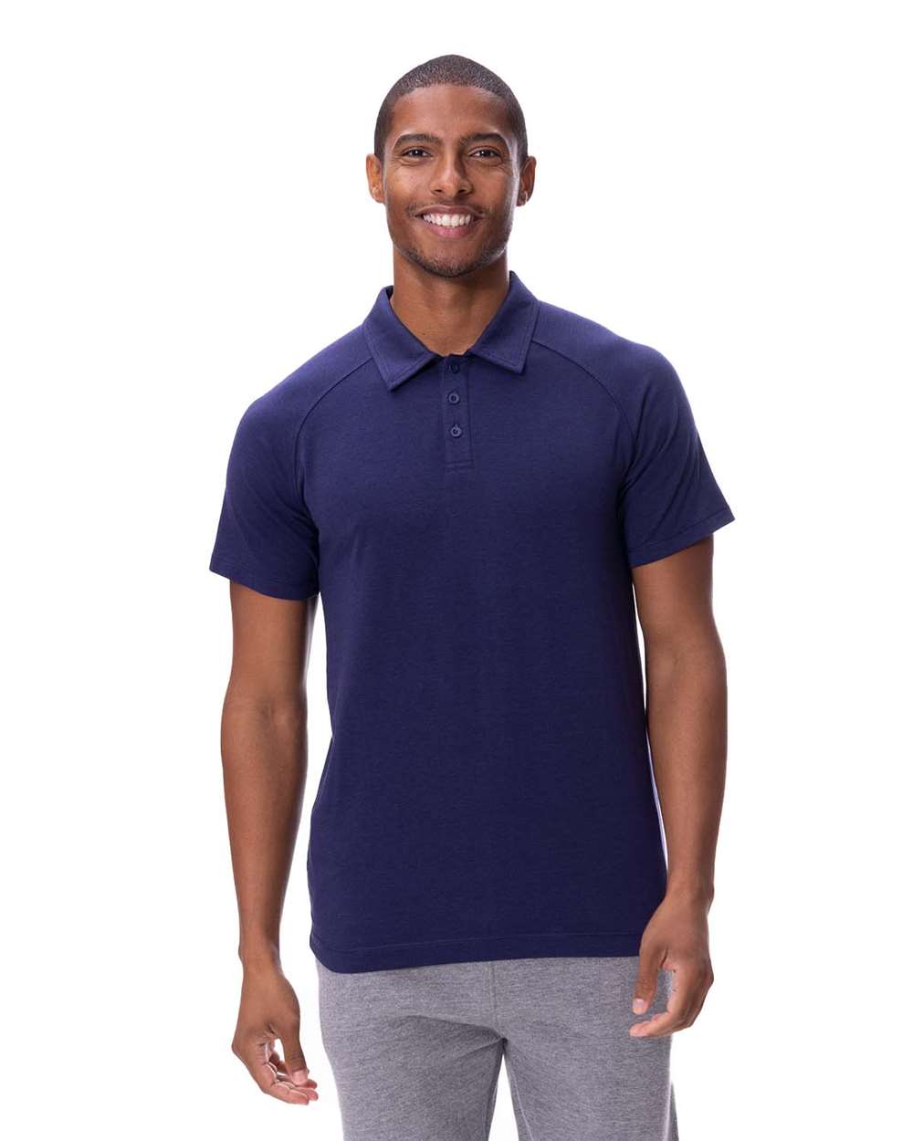 Men's Impact Polo - OnModelFront - B799E0652 - Navy