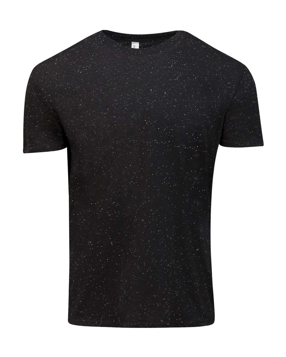 Men's Triblend Fleck T-Shirt - Front - B861E0504 - Black Fleck
