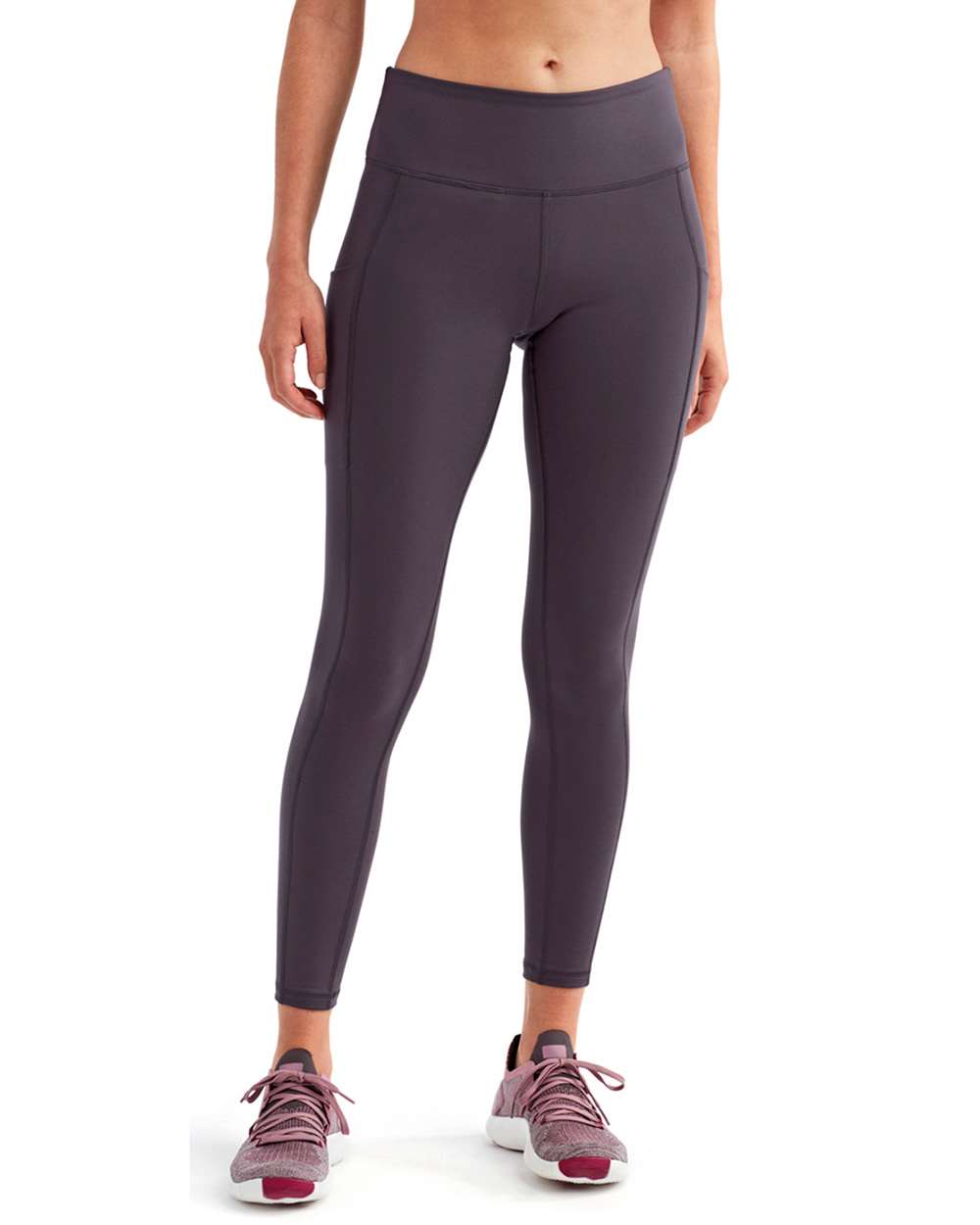 Women's Performance Leggings - OnModelFront - B863A2582 - Charcoal