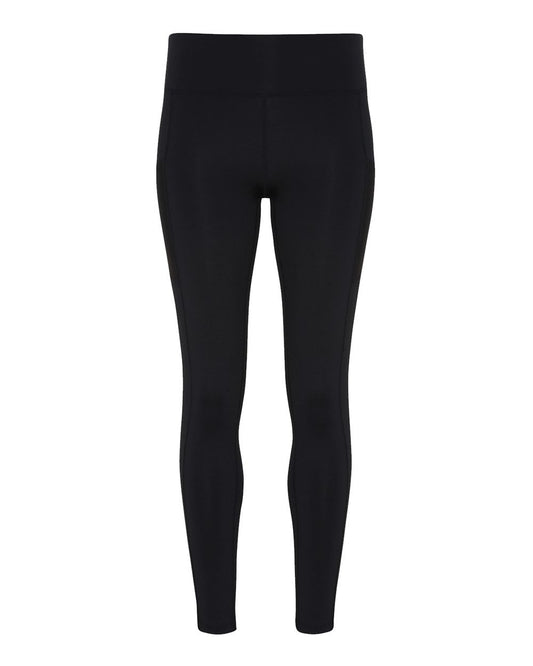 Women's Mesh Pocket Danica Leggings - Front - B856A2502 - Black