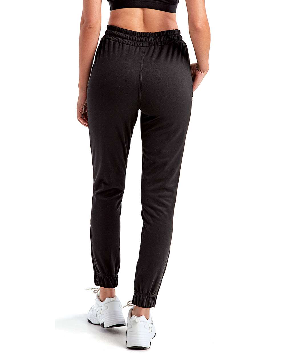 Women's Spun Dyed Joggers - OnModelBack - B861A2502 - Black