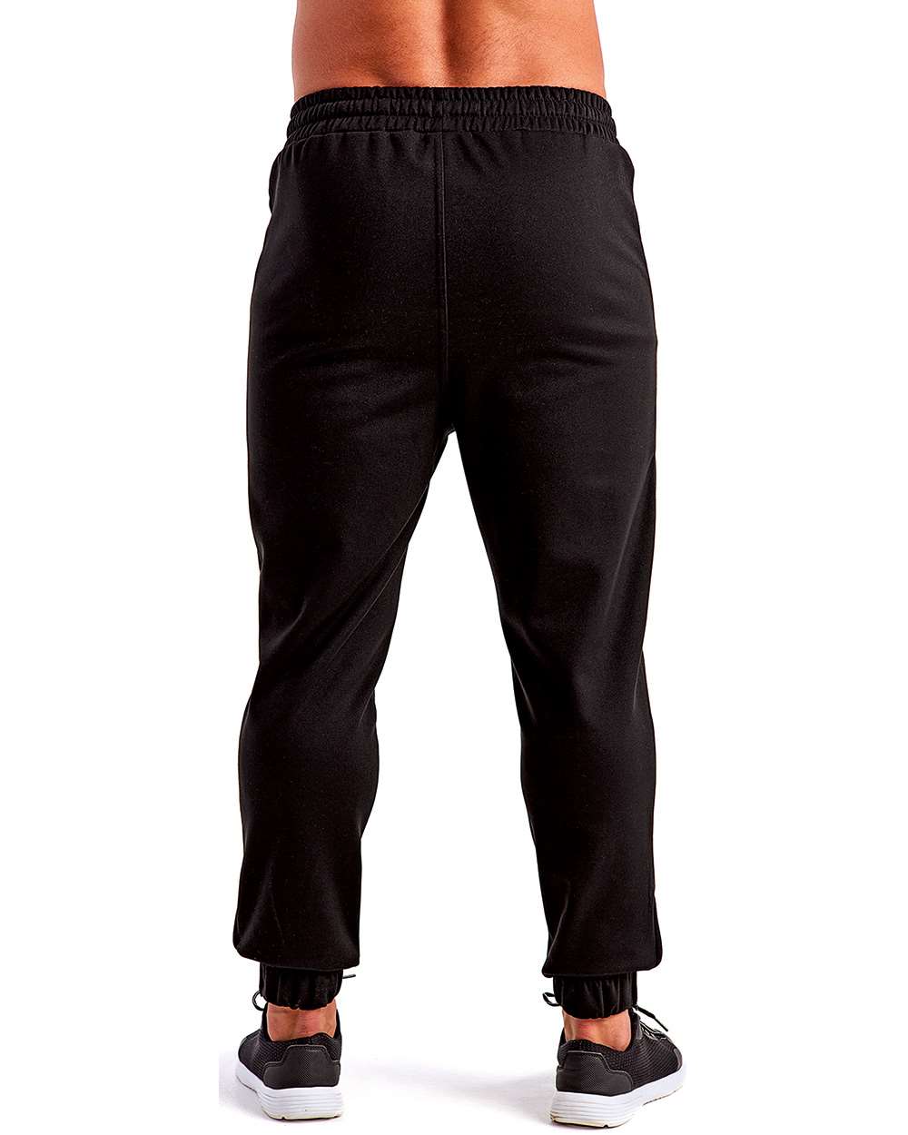 Men's Spun Dyed Joggers - OnModelBack - B859A2503 - Black